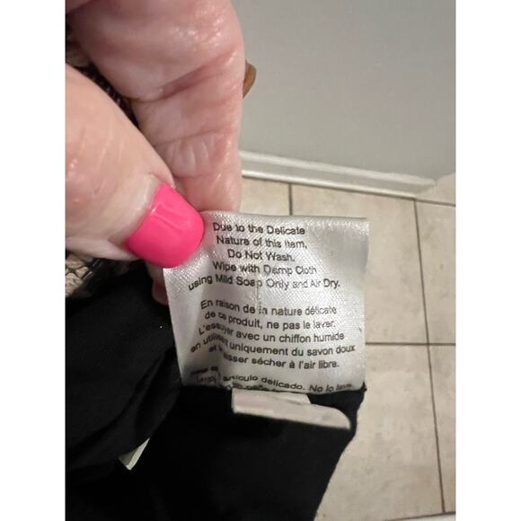 Thirty One Brown Diamond Pattern Retro Metro Hobo Crossbody Bag 14x10x4 - Picture 10 of 10